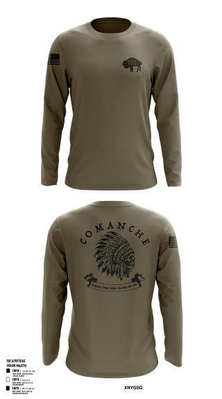 charlie-1-25-buffalo Long Sleeve Performance Shirt - 2