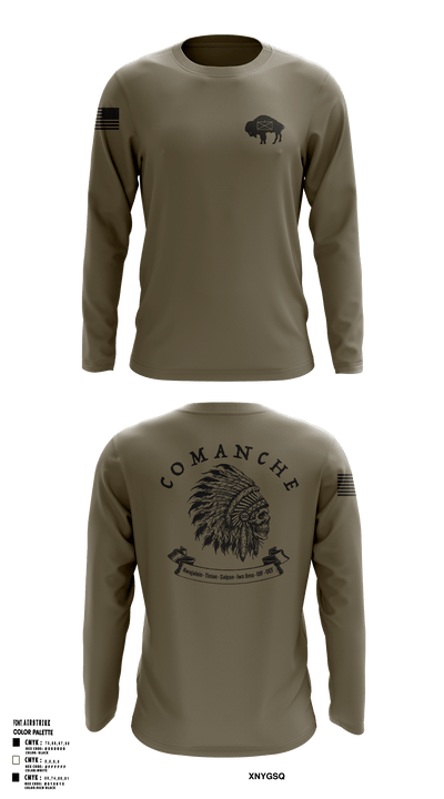 charlie-1-25-buffalo Long Sleeve Performance Shirt - 2