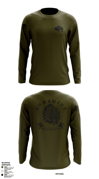 charlie-1-25-buffalo Long Sleeve Performance Shirt - 3