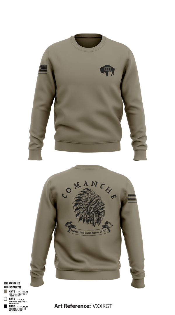 charlie-1-25-buffalo Crew Neck Sweatshirt - 2