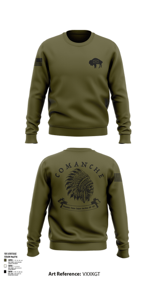 charlie-1-25-buffalo Crew Neck Sweatshirt -3