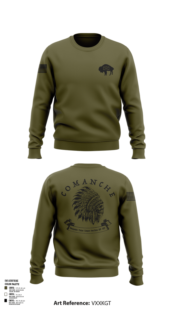charlie-1-25-buffalo Crew Neck Sweatshirt -3