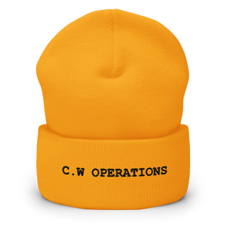 C.W Operations 41850268 Cuffed Beanie | Yupoong 1501KC