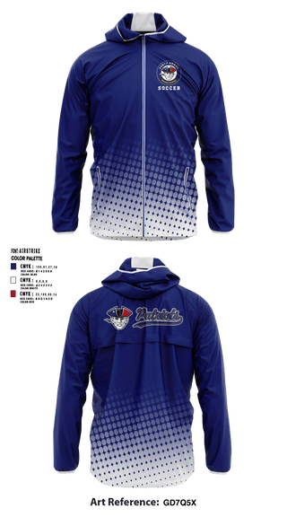 Perth Amboy Magnet School Soccer 11341970 Windbreaker - 40