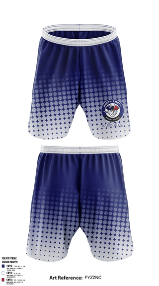 Perth Amboy Magnet School Soccer 11341970 Athletic Shorts With Pockets - 40