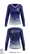 Perth Amboy Magnet School Soccer 11341970 Women's Long Sleeve V-neck Shirt - 40