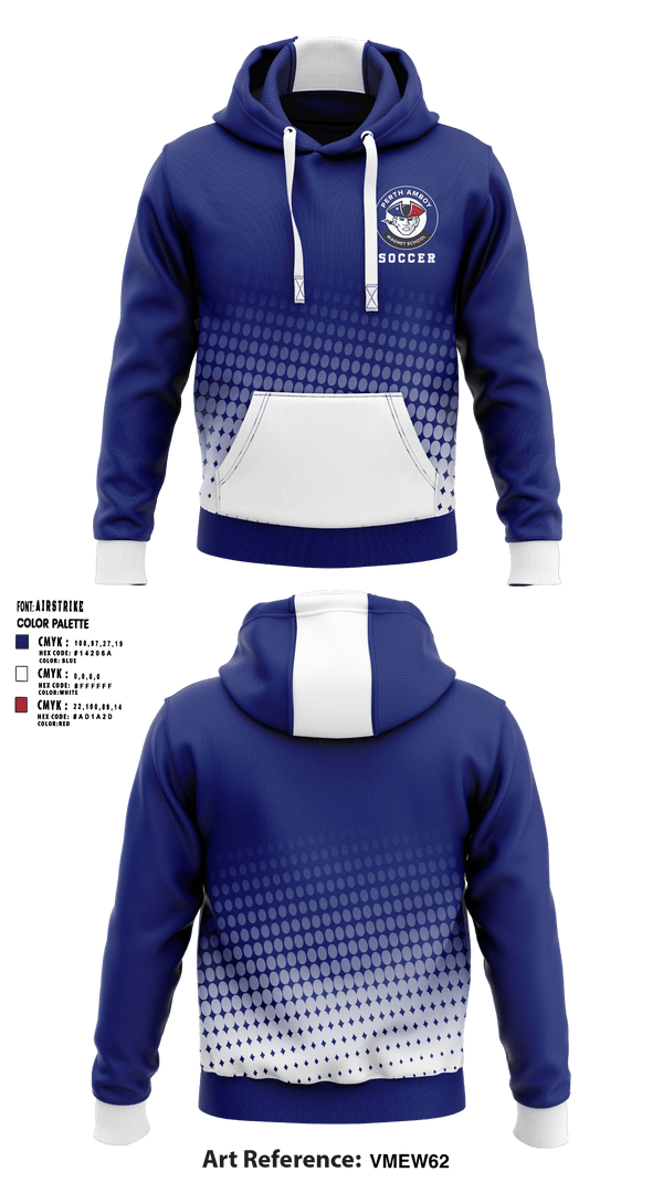 Perth Amboy Magnet School Soccer 11341970 Hoodie - 40