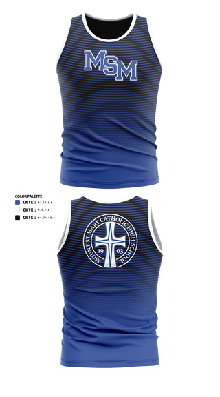 Mount St. Mary Catholic School Cross Country 34367170 Tank Top - 2