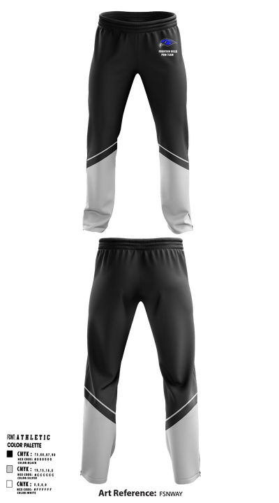 Fountain Hills Pom Team 54391807 Sweatpants - 1