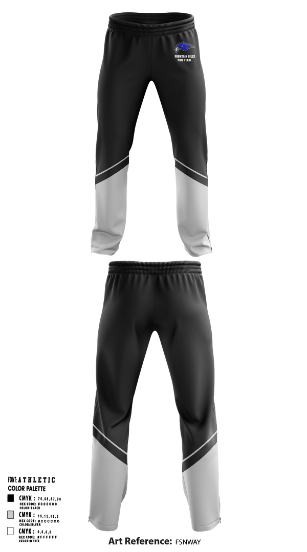 Fountain Hills Pom Team 54391807 Sweatpants - 1