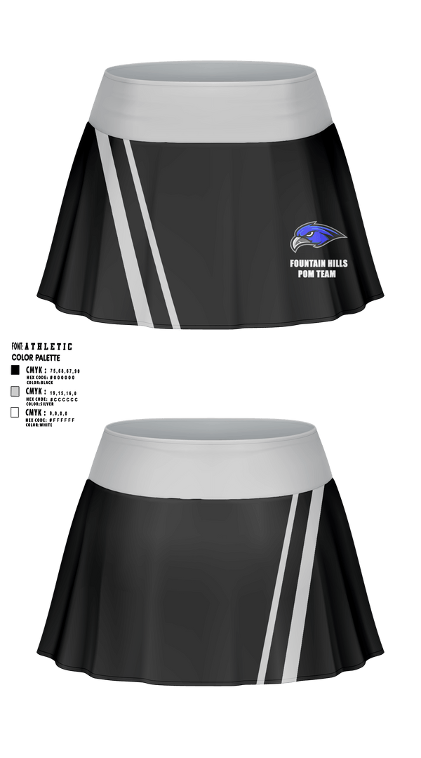 Fountain Hills Pom Team 54391807 Skort - 1
