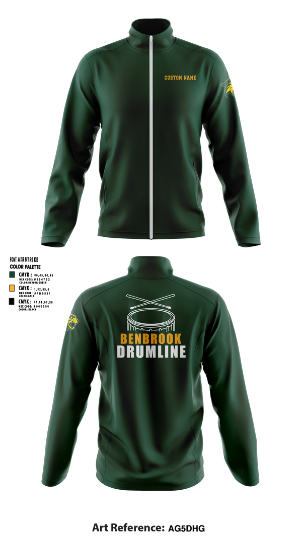 Benbrook High School Bobcat Marching Band 42896694 Fleece Jacket - 2