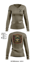 Operation River Wall 20757479 Women's Long Sleeve V-neck Shirt - 1