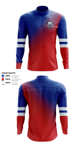 Quarter Zip Jacket, Polar Select, Ice Hockey, Teamtime, Team time, sublimation, custom sports apparel, team uniforms, spirit wear, spiritwear, sports uniforms, custom shirts, team store, custom team store, fundraiser sports, apparel fundraiser