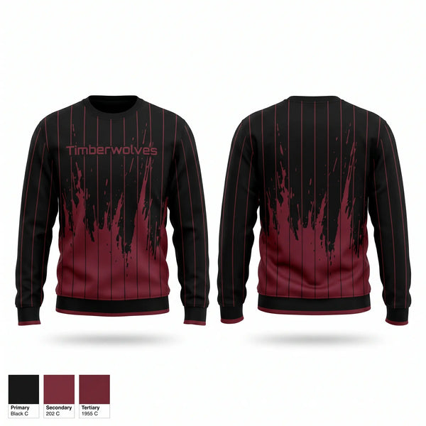 Crew Neck Sweatshirt, Timberwolves, Softball, Teamtime, Team time, sublimation, custom sports apparel, team uniforms, spirit wear, spiritwear, sports uniforms, custom shirts, team store, custom team store, fundraiser sports, apparel fundraiser