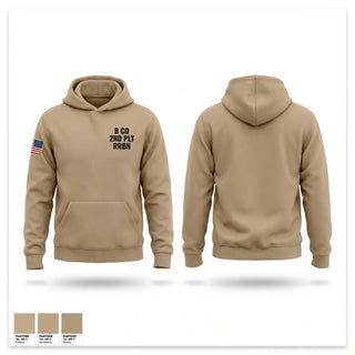Hoodie, B CO 2ND PLT RRBN, National Guard, Teamtime, Team time, sublimation, custom sports apparel, team uniforms, spirit wear, spiritwear, sports uniforms, custom shirts, team store, custom team store, fundraiser sports, apparel fundraiser