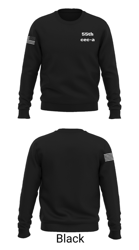 Crew Neck Sweatshirt, 55th cec-a, Army, Teamtime, Team time, sublimation, custom sports apparel, team uniforms, spirit wear, spiritwear, sports uniforms, custom shirts, team store, custom team store, fundraiser sports, apparel fundraiser