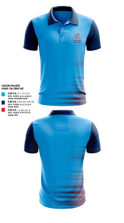Ovey Comeaux Swimming Short Sleeve Performance Polo - 1