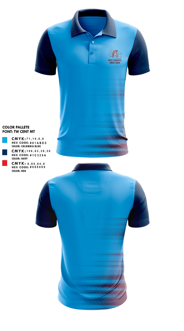 Short Sleeve Performance Polo, Ovey Comeaux Swimming, Swimming, Teamtime, Team time, sublimation, custom sports apparel, team uniforms, spirit wear, spiritwear, sports uniforms, custom shirts, team store, custom team store, fundraiser sports, apparel fundraiser