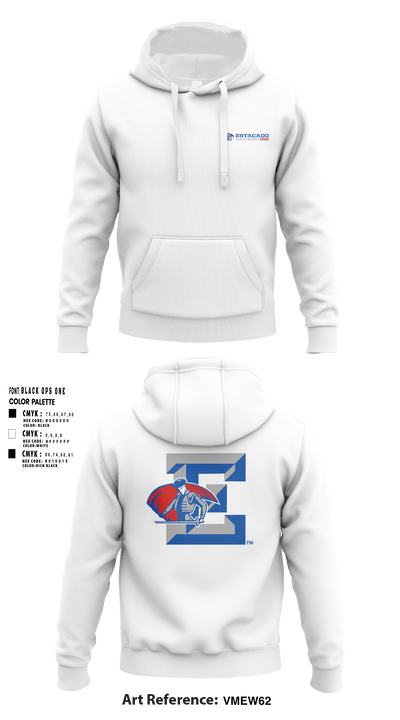 Estacado High School Cheer 9310800 Hoodie - 44