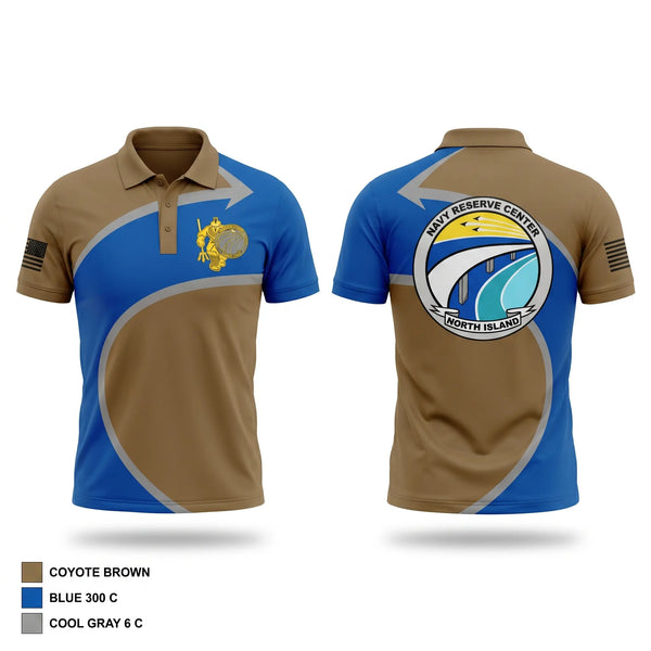 Short Sleeve Performance Polo, NRC North Island, Navy, Teamtime, Team time, sublimation, custom sports apparel, team uniforms, spirit wear, spiritwear, sports uniforms, custom shirts, team store, custom team store, fundraiser sports, apparel fundraiser