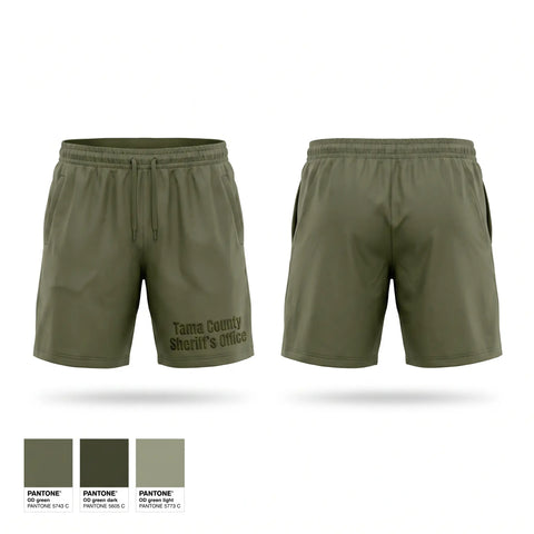 Athletic Shorts With Pockets, Tama County Sheriff’s Office, Police, Teamtime, Team time, sublimation, custom sports apparel, team uniforms, spirit wear, spiritwear, sports uniforms, custom shirts, team store, custom team store, fundraiser sports, apparel fundraiser