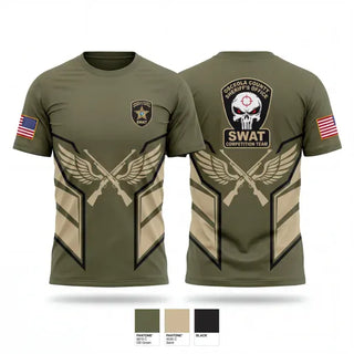 Old School Cotton Feel Shirt, Osceola County SWAT, Police, Teamtime, Team time, sublimation, custom sports apparel, team uniforms, spirit wear, spiritwear, sports uniforms, custom shirts, team store, custom team store, fundraiser sports, apparel fundraiser