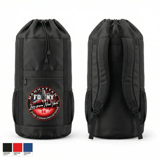 Gear Bag, Manhattan Fire Dispatch, Fire Department, Teamtime, Team time, sublimation, custom sports apparel, team uniforms, spirit wear, spiritwear, sports uniforms, custom shirts, team store, custom team store, fundraiser sports, apparel fundraiser