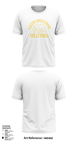 Galena High School Volleyball 10912508 Short Sleeve Performance Shirt - 2