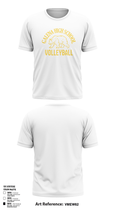 Galena High School Volleyball 10912508 Short Sleeve Performance Shirt - 2