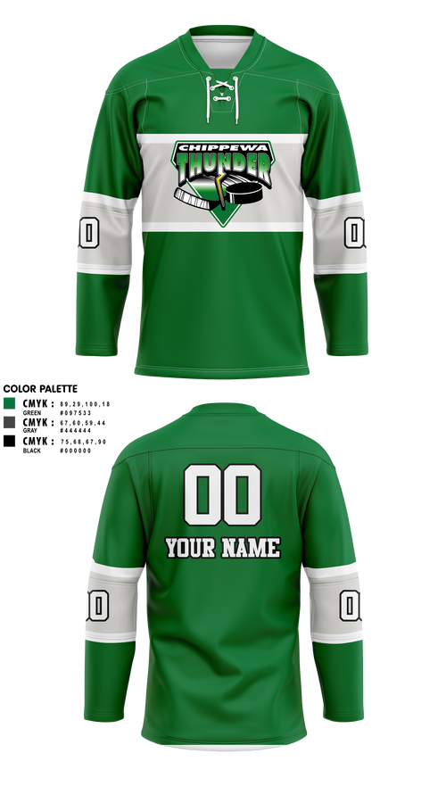 Chippewa Youth Hockey Association Hockey Jersey - 5