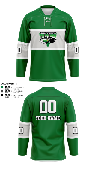Chippewa Youth Hockey Association Hockey Jersey - 6