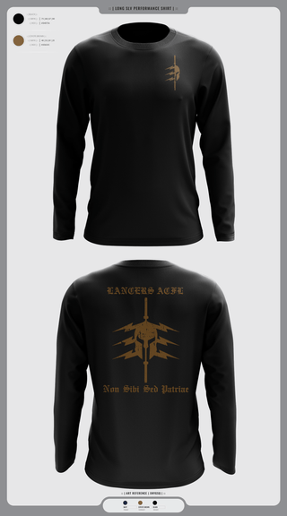 LANCERS ACFL 55987769 Long Sleeve Performance Shirt - 17