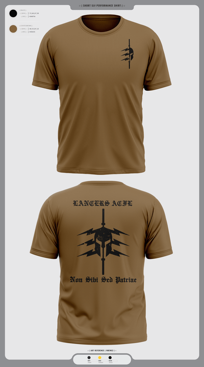 LANCERS ACFL 55987769 Short Sleeve Performance Shirt - 15