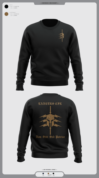 LANCERS CFL 55987769 Crew Neck Sweatshirt - 18