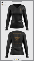 LANCERS ACFL 55987769 Women's Long Sleeve V-neck Shirt - 17