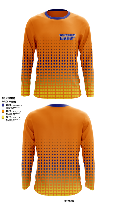 Skydive Dallas Pajama Party 6705089 Long Sleeve Performance Shirt 6