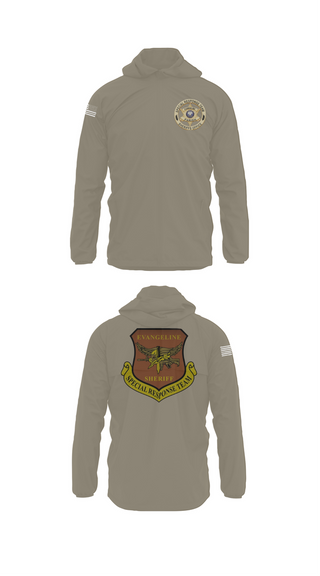 Windbreaker, Evangeline Parish Sheriffs Office S.R.T, Police, Teamtime, Team time, sublimation, custom sports apparel, team uniforms, spirit wear, spiritwear, sports uniforms, custom shirts, team store, custom team store, fundraiser sports, apparel fundraiser