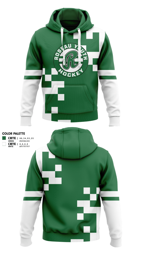Roseau Youth Hockey Hoodie - 1