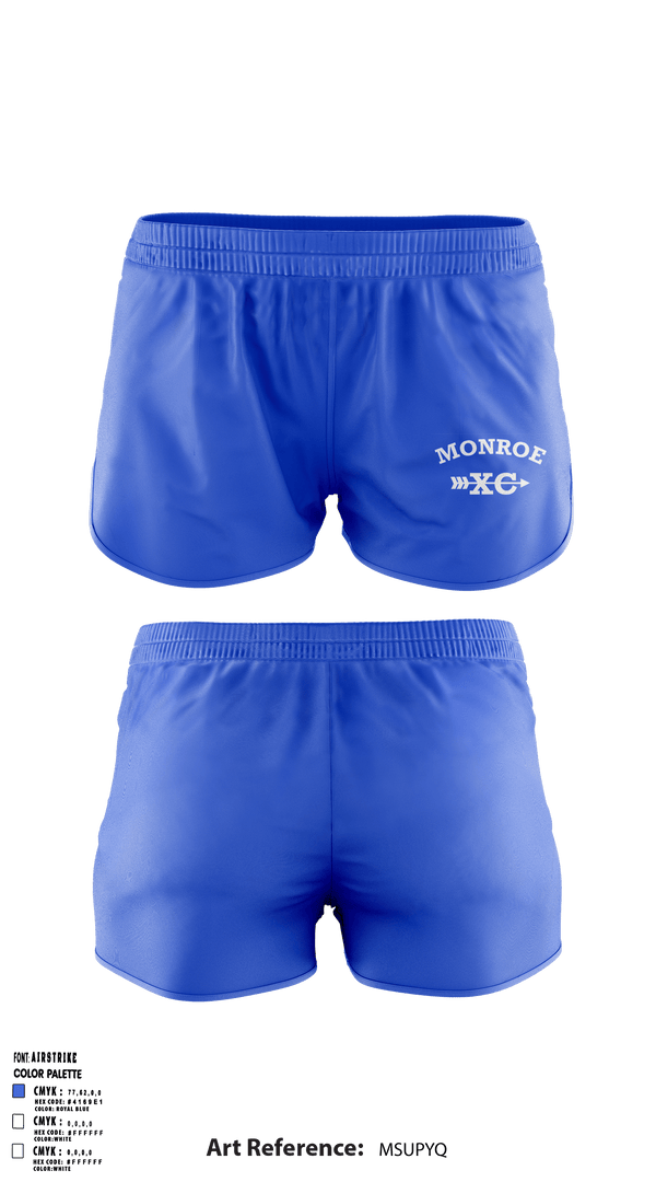 Monroe Cross Country 86835649 Track Shorts - 1
