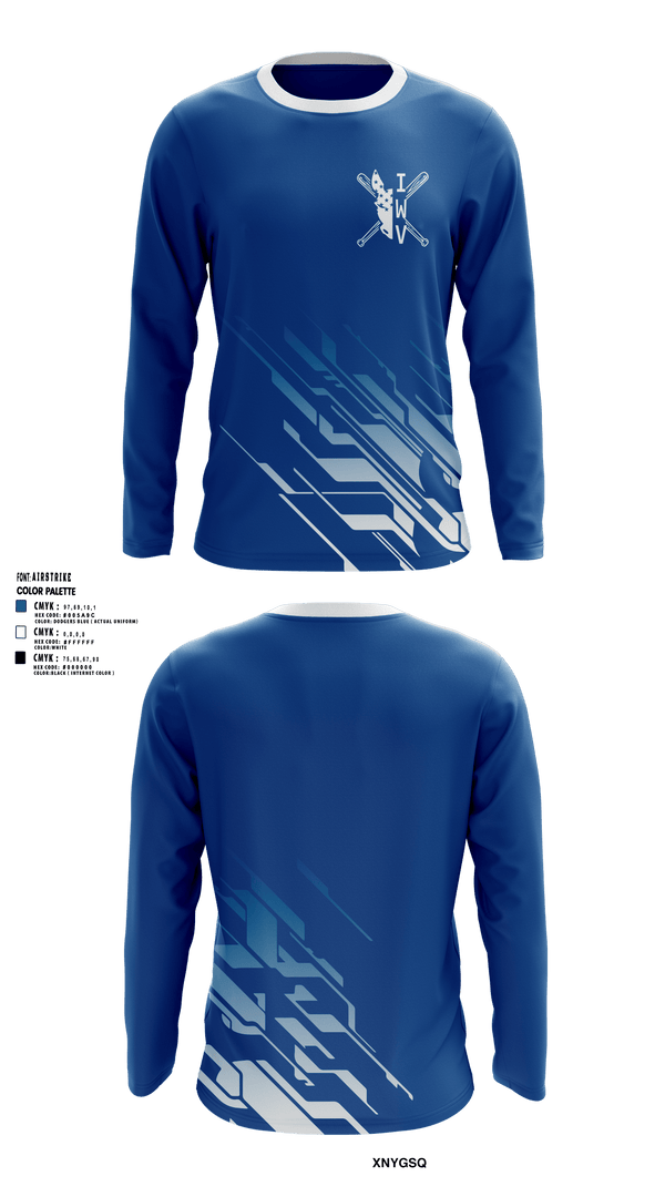 Sidewinders 24049525 Long Sleeve Performance Shirt 40