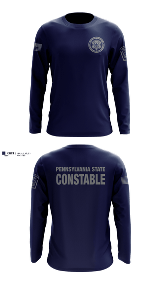 Long Sleeve Performance Shirt, Pennsylvania State Constable, Police, Teamtime, Team time, sublimation, custom sports apparel, team uniforms, spirit wear, spiritwear, sports uniforms, custom shirts, team store, custom team store, fundraiser sports, apparel fundraiser