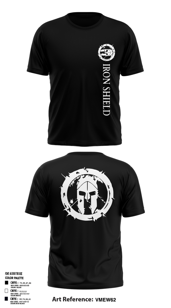 Iron shield protection group 32049527 Short Sleeve Performance Shirt - 1