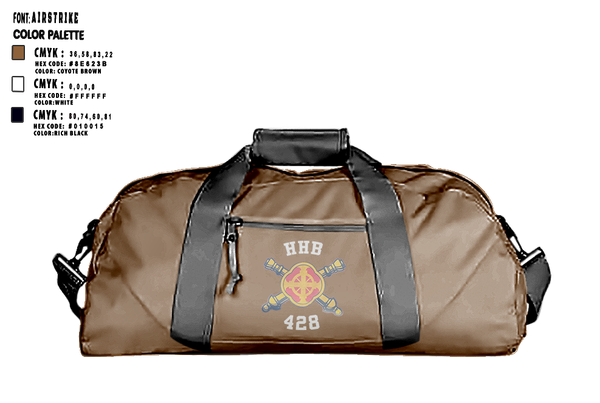Duffle Bag, HHB, 428th Field Artillery Brigade, , Teamtime, Team time, sublimation, custom sports apparel, team uniforms, spirit wear, spiritwear, sports uniforms, custom shirts, team store, custom team store, fundraiser sports, apparel fundraiser