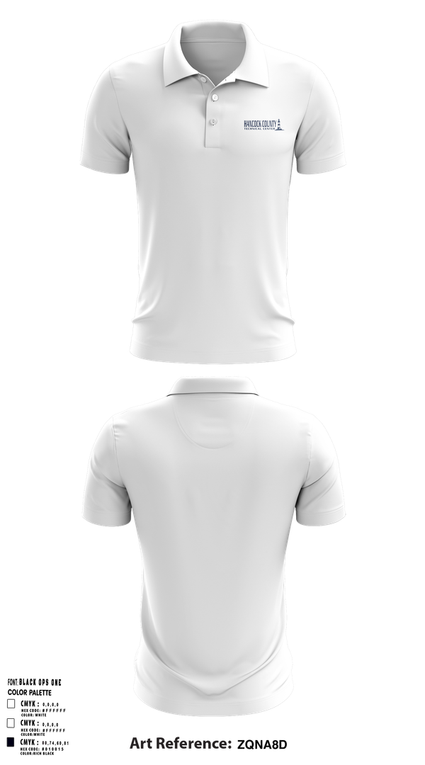 Short Sleeve Performance Polo, Hancock County Technical Center, Spirit Store, Teamtime, Team time, sublimation, custom sports apparel, team uniforms, spirit wear, spiritwear, sports uniforms, custom shirts, team store, custom team store, fundraiser sports, apparel fundraiser