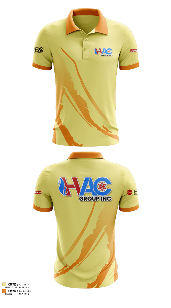 HVAC group Inc 7735982 Short Sleeve Performance Polo - 1