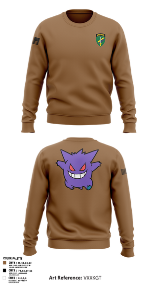 Crew Neck Sweatshirt, 492nd ca bn, , Teamtime, Team time, sublimation, custom sports apparel, team uniforms, spirit wear, spiritwear, sports uniforms, custom shirts, team store, custom team store, fundraiser sports, apparel fundraiser