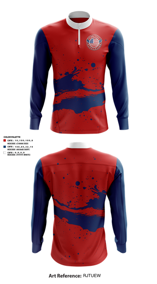Quarter Zip Jacket, Tennessee Revolution, , Teamtime, Team time, sublimation, custom sports apparel, team uniforms, spirit wear, spiritwear, sports uniforms, custom shirts, team store, custom team store, fundraiser sports, apparel fundraiser