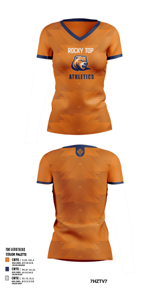 Rocky Top MS 64660579 Women's Short Sleeve V-neck Shirt - 2