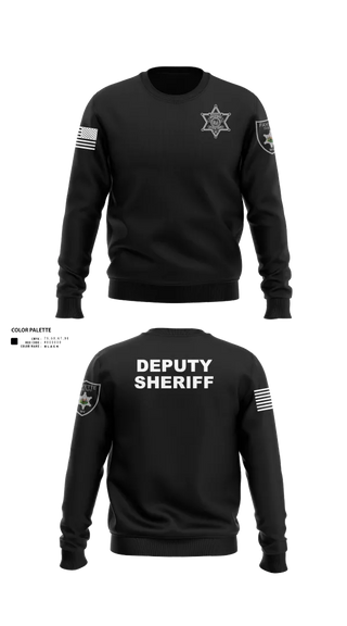 Crew Neck Sweatshirt, Fayette County Sheriff WV, Police, Teamtime, Team time, sublimation, custom sports apparel, team uniforms, spirit wear, spiritwear, sports uniforms, custom shirts, team store, custom team store, fundraiser sports, apparel fundraiser